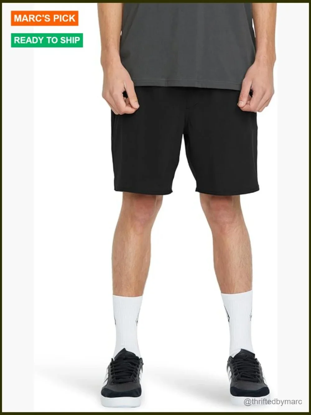Men's 18-Inch Hybrid Shorts Quick Dry Stretch Fabric Elastic Waistband